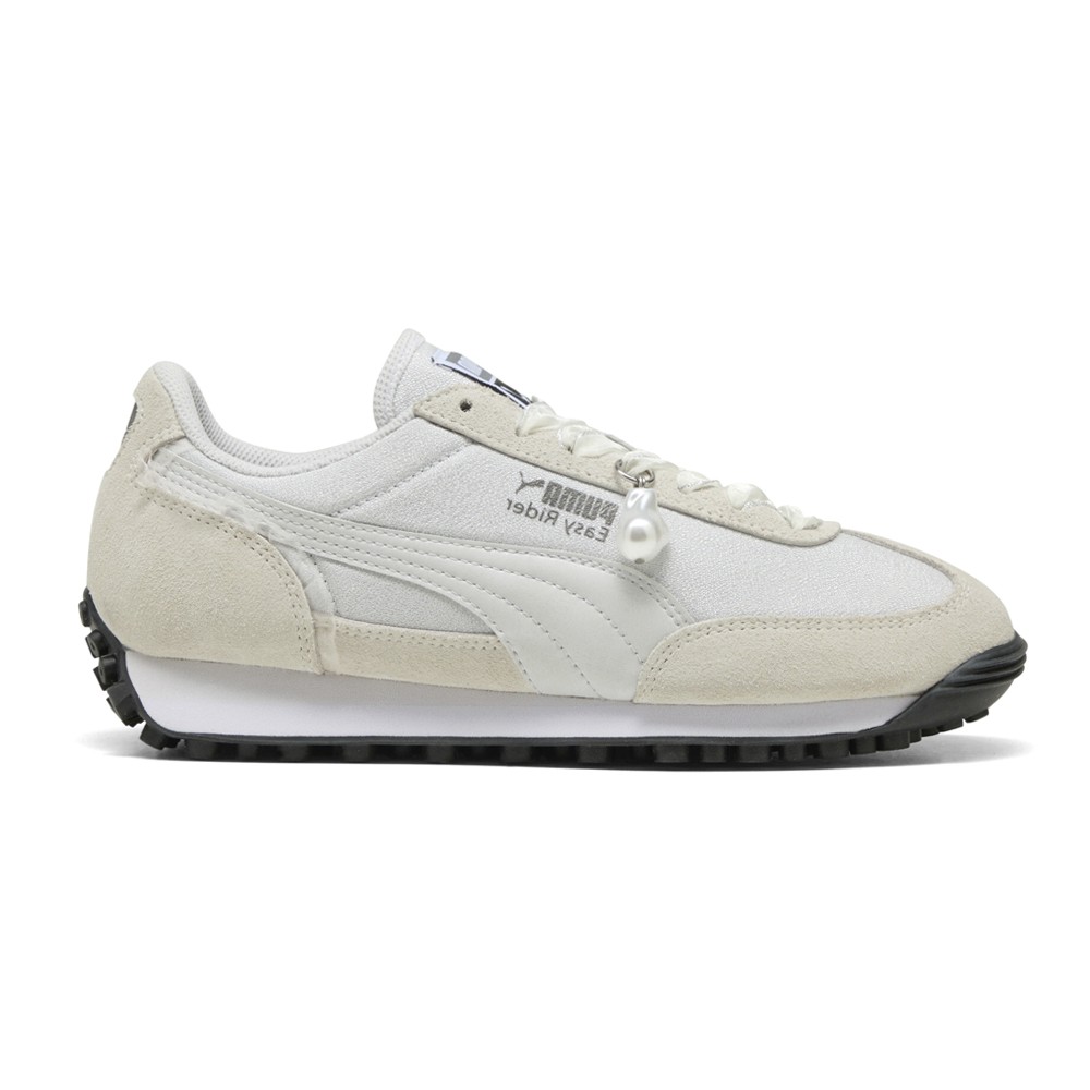 PUMA Easy Rider Glam Lace Up  Womens Grey Sneakers Casual Shoes 40232101