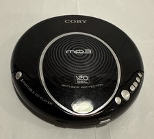 COBY MP-CD 192 Portable CD Player Anti-Skip Black -