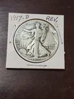 1917-D Liberty Walking Half Dollar REV (Free Shipping)