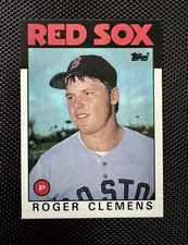 Roger Clemens 1986 Topps #661 Boston Red Sox MLB Baseball Card Mint & Centered