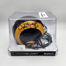 Jack Youngblood Signed LA Rams Riddell Speed Mini NFL Football Helmet - SEALED