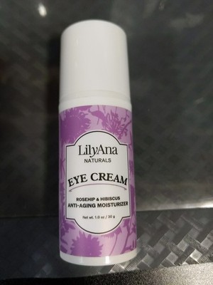 Eye Cream, Rosehip & Hibiscus, 1 oz (30 g) Anti Aging Moisturizer #S8
