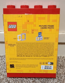 LEGO Red Lego Block 5 x 7 Picture Frame that is Stackable! #4113New & Sealed!
