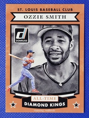 2015 Panini Donruss All-Time Diamond Kings Ozzie Smith #11 - 10+ Items Ship FREE