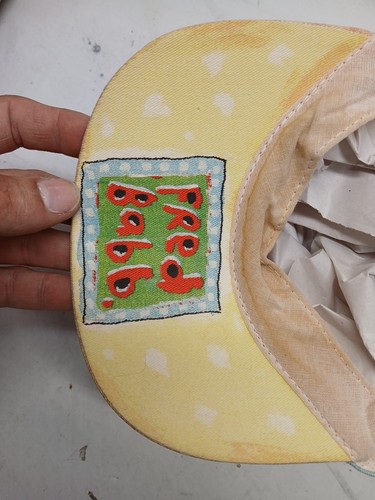 Vintage 90s Fred Babb Go To Your Studio Art To Wear Relaxed Cotton Strapback Hat - Picture 10 of 11