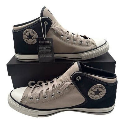 Converse CTAS High Street Mid Shoes Mens Sz 8.5 Papyrus/Black Sneakers A14294C