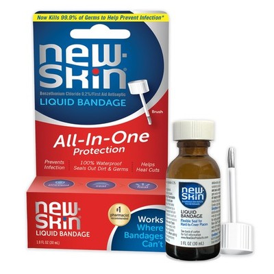 New-Skin Liquid Bandage   Waterproof Protection for Scrapes & Minor Cuts 1 fl oz