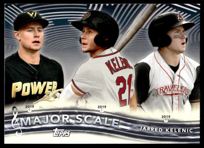 2021  Topps Pro Debut #MS-5 Jarred Kelenic Major Scale  WV Power Nuts Travelers