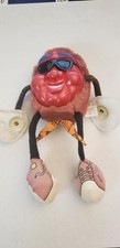 Vintage Raisin Head Plush Toy Plastic Head Sunglasses 8-Inch Korea