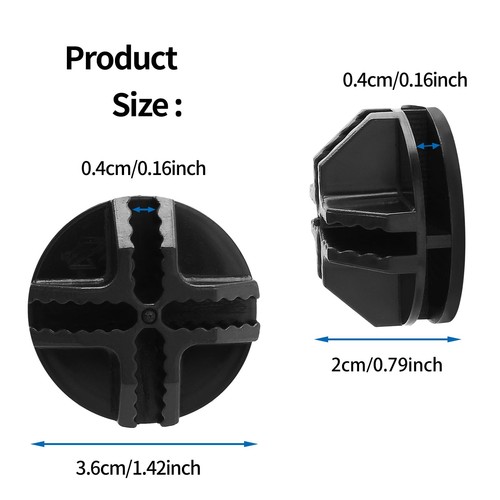 36 Pcs Wire Cube Plastic Connectors for Cube Storage, Black Modular Closet Or... - Picture 2 of 6