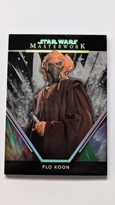 2023 Topps Star Wars RED Masterwork PLO KOON Parallel #93 - SER /5 (1/5)