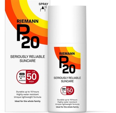 Sun Spray SPF 50 Once a Day 200ml 6.8 Fl Oz Riemann P20