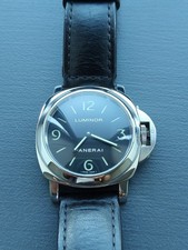 Panerai Luminor Base PAM00112  44mm Leather Strap Hand Winding Watch