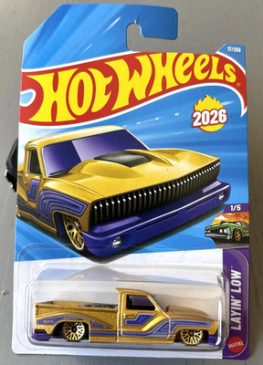 Hot Wheels  Bounce'N Bass  2026 Gold Purple 1/5  Layin' Low Flat Rate Shipping