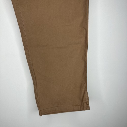 BHS Authentic Trousers Size 16 Tan Brown Pockets Belt Loops - Picture 4 of 15