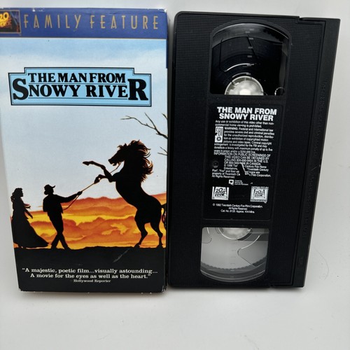The Man From Snowy River VHS HI-FI Stereo 1991 Approx 104 Mins Fox Video - Picture 3 of 3