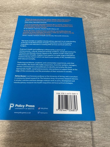 Social Determinants Of Health - Edited By Adrian Bonner - Imagen 3 de 3