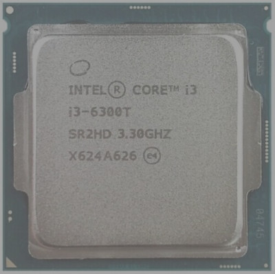 Intel Core i3-6300 T / 2 x 3,30GHz / 8GT/s / 3MB / LGA 1151 / Prozessor