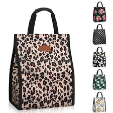 Lunch Bags for Women Insulated Reusable Lunch Tote with Internal Pocket Lunch...
