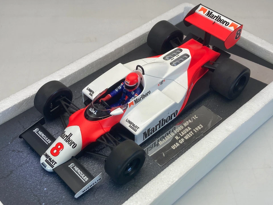 1:18 Minichamps McLaren Ford MP4/1C #8 Niki Lauda 1983 USA GP 537831808 Marlboro - Image 3 of 4