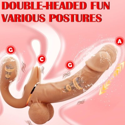Couples Sex Toys Strap-on Realistic Dildo Heating Thrusting Vibrator Lesbian | eBay Couples Sex Toys Strap-on Realistic Dildo Heating Thrusting Vibrator Lesbian | eBay