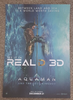 Aquaman And The Lost Kingdom A3 Poster Cineworld Exclusive 