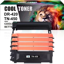 TN450 Toner DR420 Drum Set Compatible With Brother HL-2270DW MFC-7360N TN420 lot
