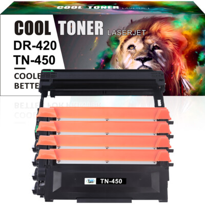 TN450 Toner DR420 Drum Set for Brother HL-2270DW HL-2280DW MFC-7360N TN420 lot