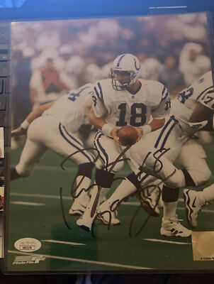 PEYTON MANNING SIGNED 8X10 PHOTO AUTO AUTOGRAPH JSA COA | eBay
