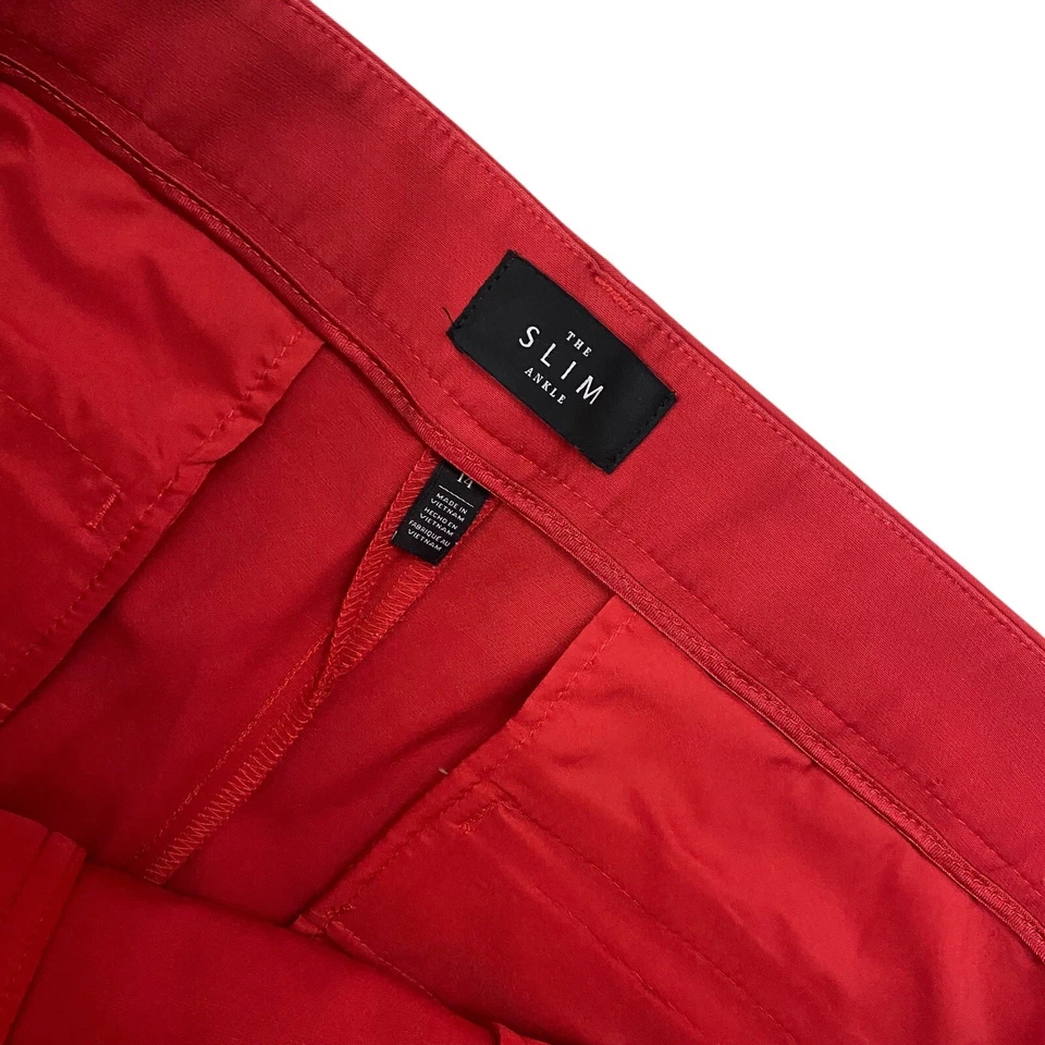 White House Black Market Slim Tobillo Vestido Pantalones Mujer 14 Foto 3 de 3