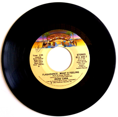 IRENE CARA / HELEN ST JOHN - Flashdance What A Feeling - Vinyl 45rpm 811 440-7