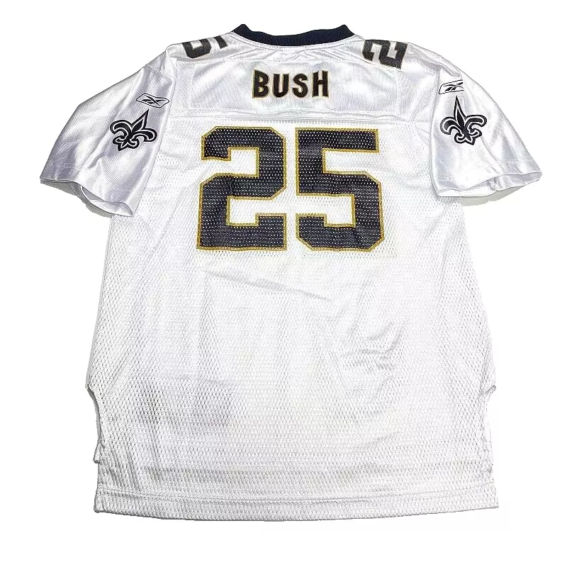 New Orleans Saints Reggie Bush Youth Jersey L 14 16 25 White NFL