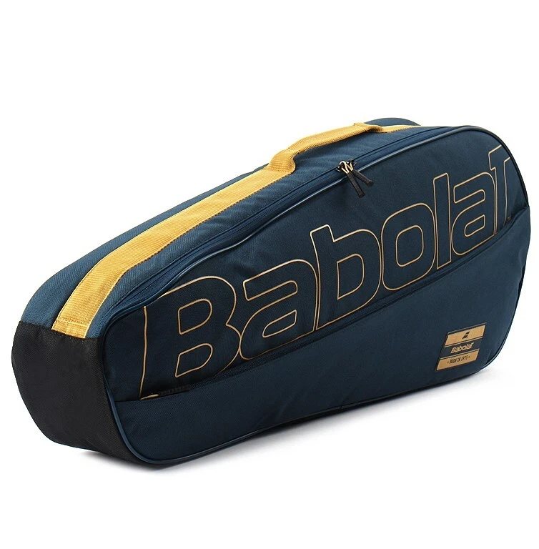 Babolat Racquet Holder 3 Tennis Bag, Black/Blue | Holiday Gift