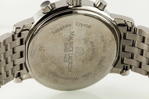 Maurice LaCroix Men's Stainless Steel Les Classiques Chronograph Watch w/ Box - Picture 8 of 10