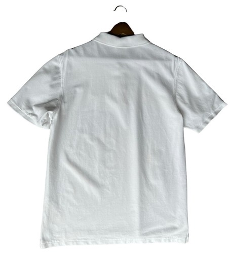 Casablanca Polo Shirt Mens Large White Pima Cotton - 第 2/5 張圖片