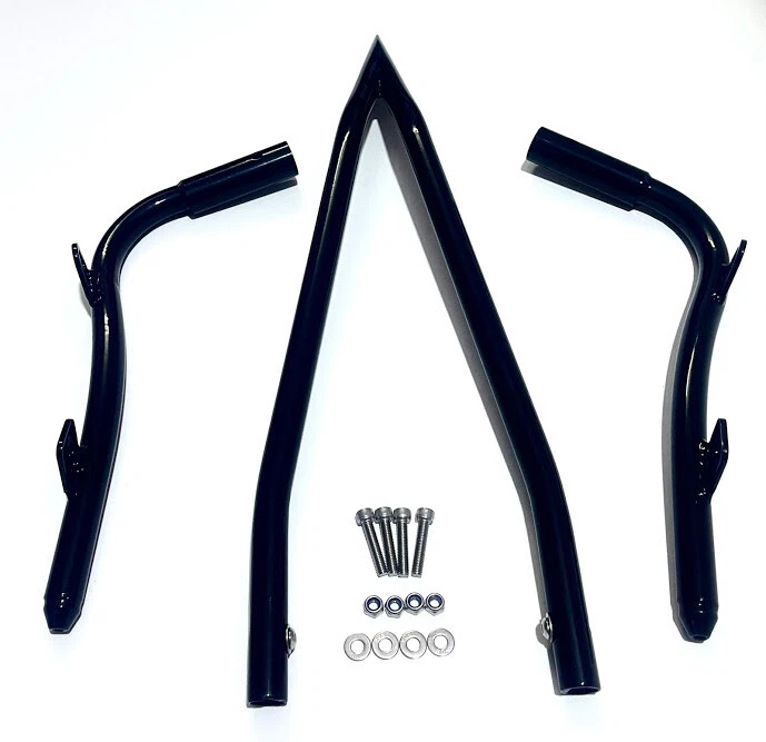 Passenger Backrest Sissy bar BLACK Tall Fit Honda Fury VT1300CX 2010-2023 - Image 3 of 3