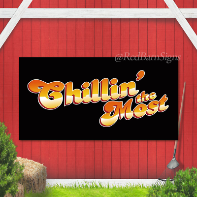 Yerchic 'Chillin The Most' Flagge – 91x152 Cm, Einseitiger Druck, Mit 4 Metallösen