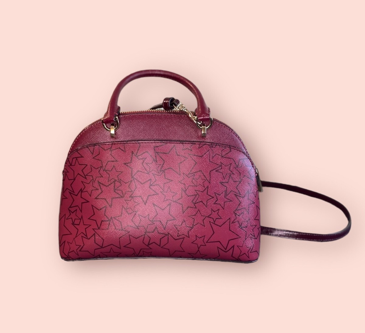 MICHAEL KORS Emmy Small Dome Star Luxury Designer Satchel Shoulder
