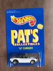 Hot Wheels - 1995 Pat's Collectibles White '67 Camaro Limited Edition 1/7000