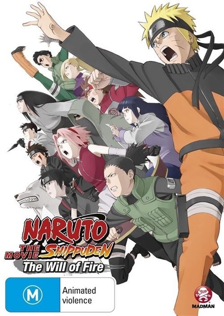 Naruto Shippuden Movie 3 The Will Of Fire Dvd 12 For Sale Online Ebay