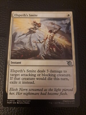 Magic the Gathering (mtg): MOM: Elspeth's Smite  