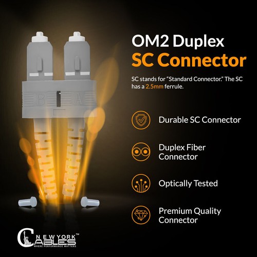 OM2 LC auf LC Glasfaser Patchkabel Multimode Duplex 50/125 orange LC LC 1M-15M - Bild 22 von 35