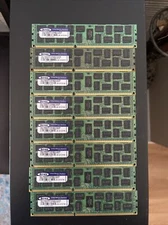 Lot of 8 Actica 4GB PC3-10600 DDR3-1333 ECC RAM Mac Pro A1289 32GB Total Upgrade