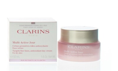 Clarins Multi-Active Jour Day Cream for Dry Skin 1.6oz   New in Box