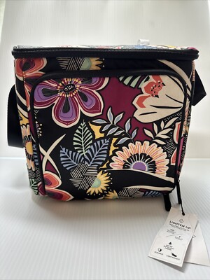 Vera Bradley  Lunch Box Deluxe Travel Cooler Bag Kauai Flower NWT