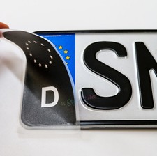 Aufkleber Nummernschild BLACK EU 2 Aufkleber Ersatzplakette TÜV AU Plakette 20 2