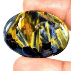 49.25Cts. Golden Multi Pietersite Oval Cabochon Natural Loose Gemstones