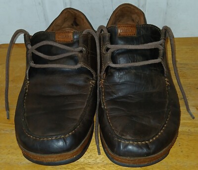 OluKai Ohana Lace Up Nubuck Leather Men’s 10.5 EU 44.5 M Brown Leather Shoes Olukai Men main image 3