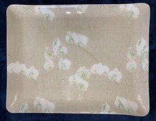 Yves Delorme Paris Serving Tray Dresser Bed Delicate Florals 16.75x 21&rdquo; VTG READ
