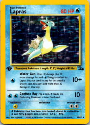 Pokemon Fossil Set 1st Edition - Choose Your Card! 1999 Vintage